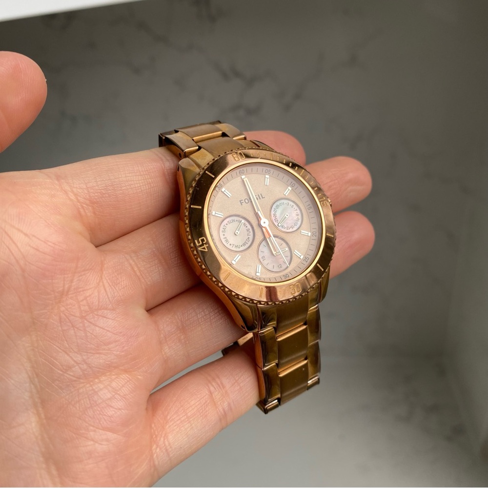 Fossil Gold-Tone Watch